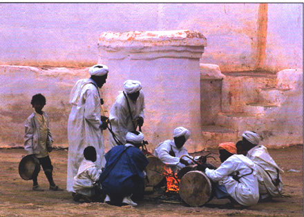 Traditional Berber Musicians / Morocco / Berber - Click Image to Close
