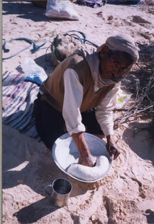 Kneading Bread, Tuniz / Tunisia - Click Image to Close