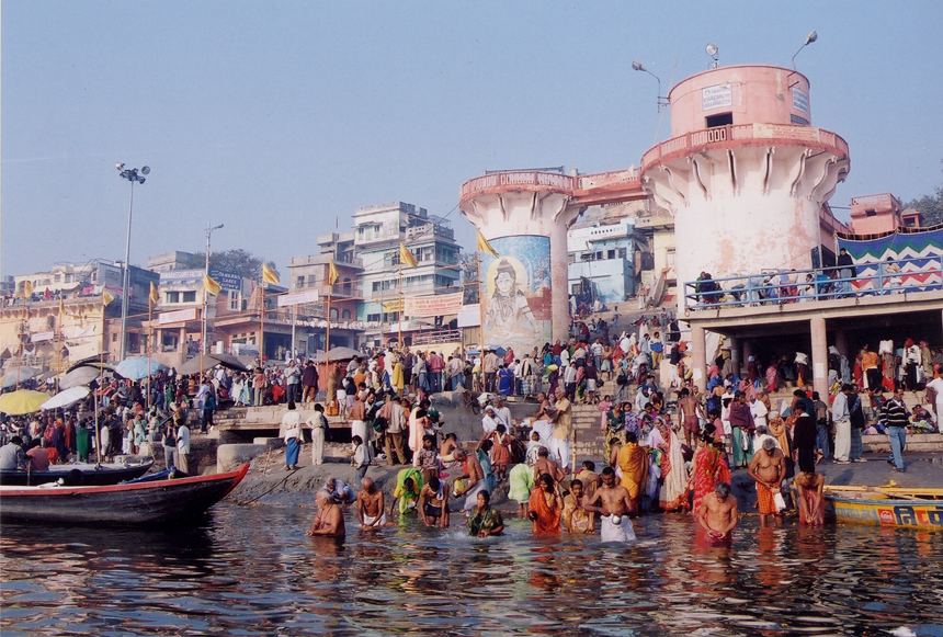 Varanasi City, River Ganges / India