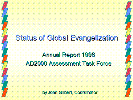 Status of Global Evangelization