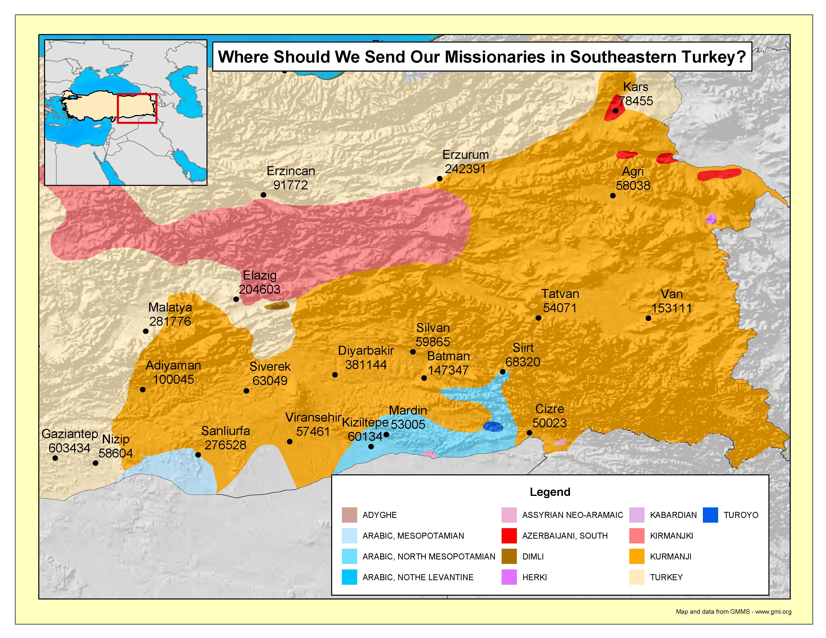 Where should we send our missionaries in Southeastern Turkey? - Click Image to Close