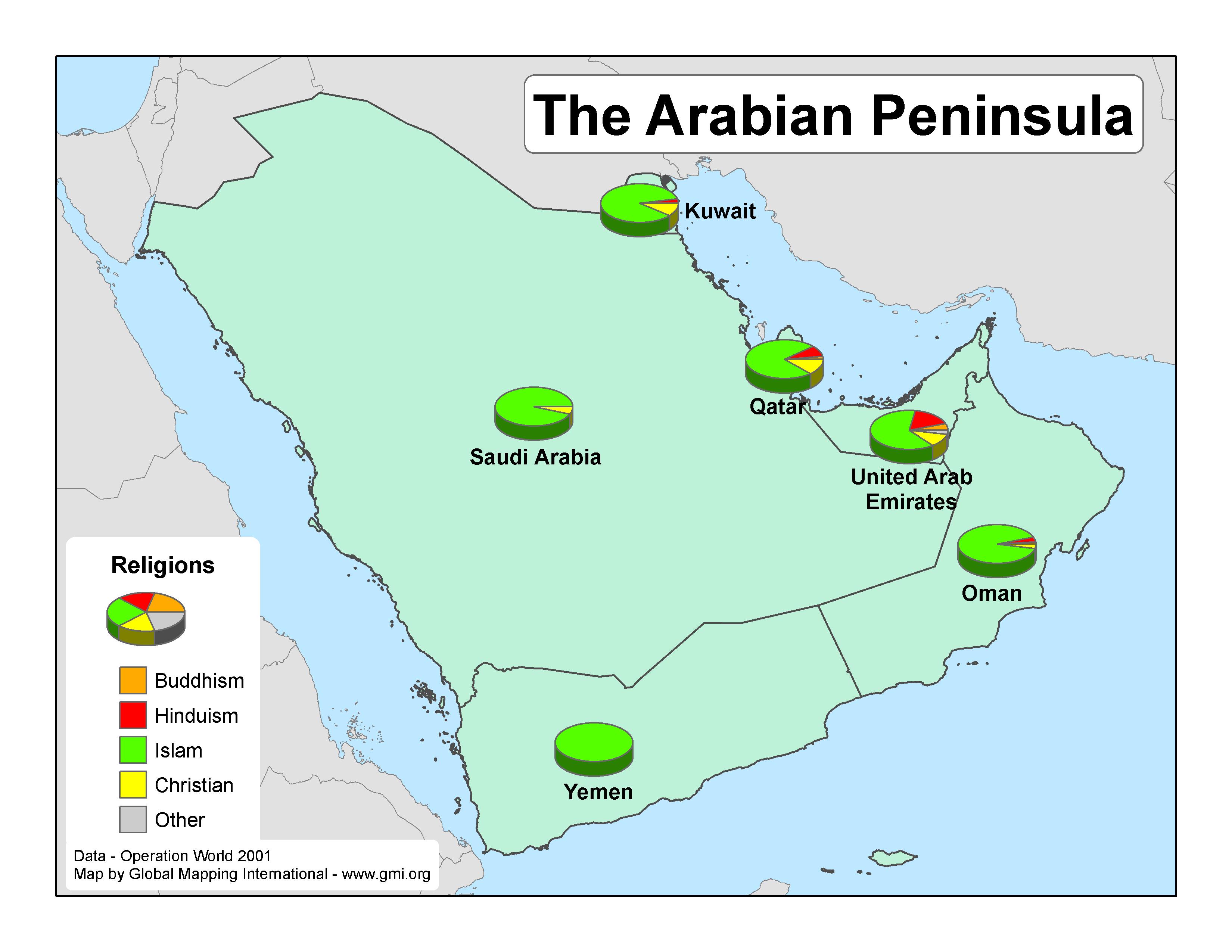 The Arabian Peninsula - Click Image to Close