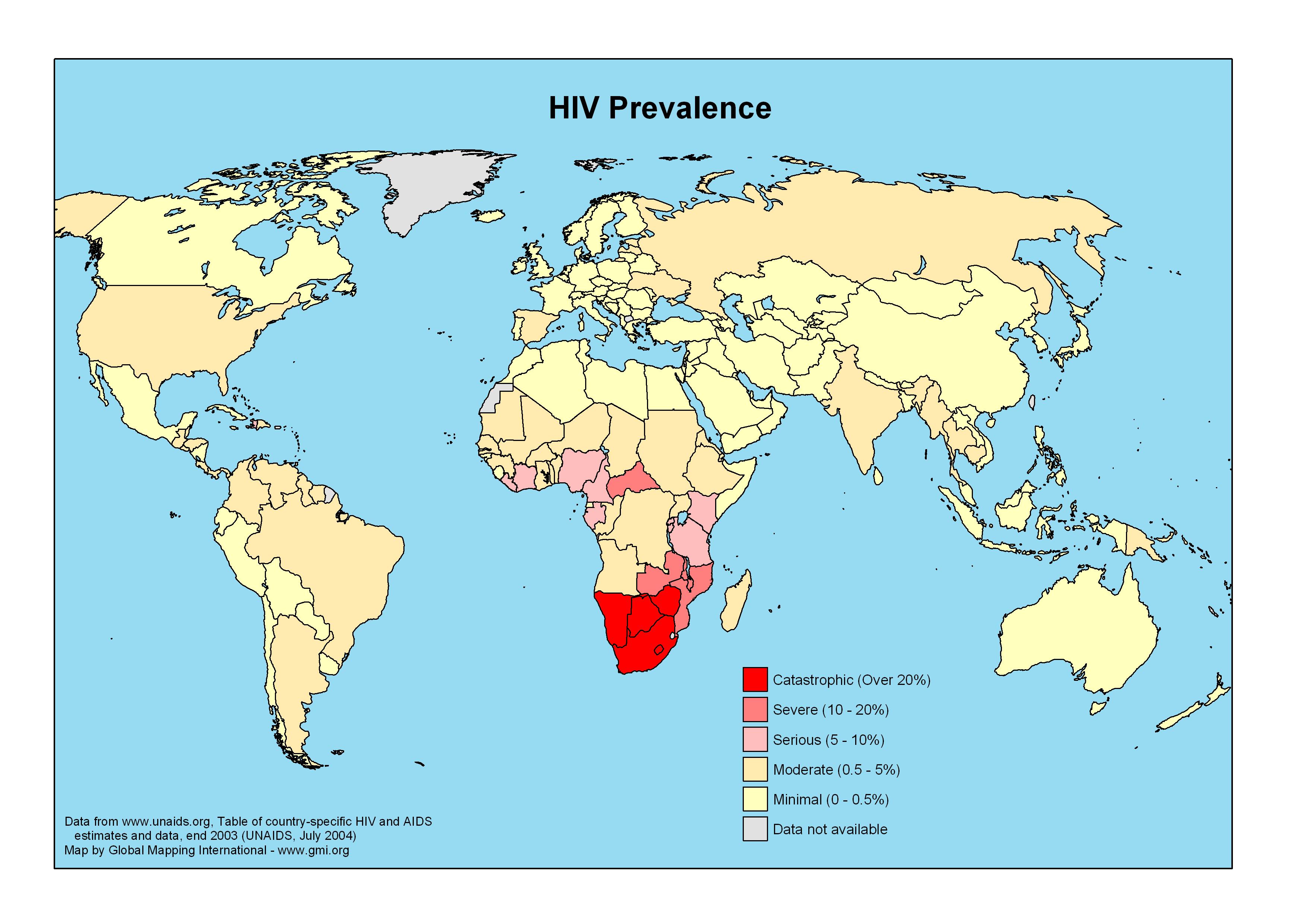 HIV Prevelence - Click Image to Close