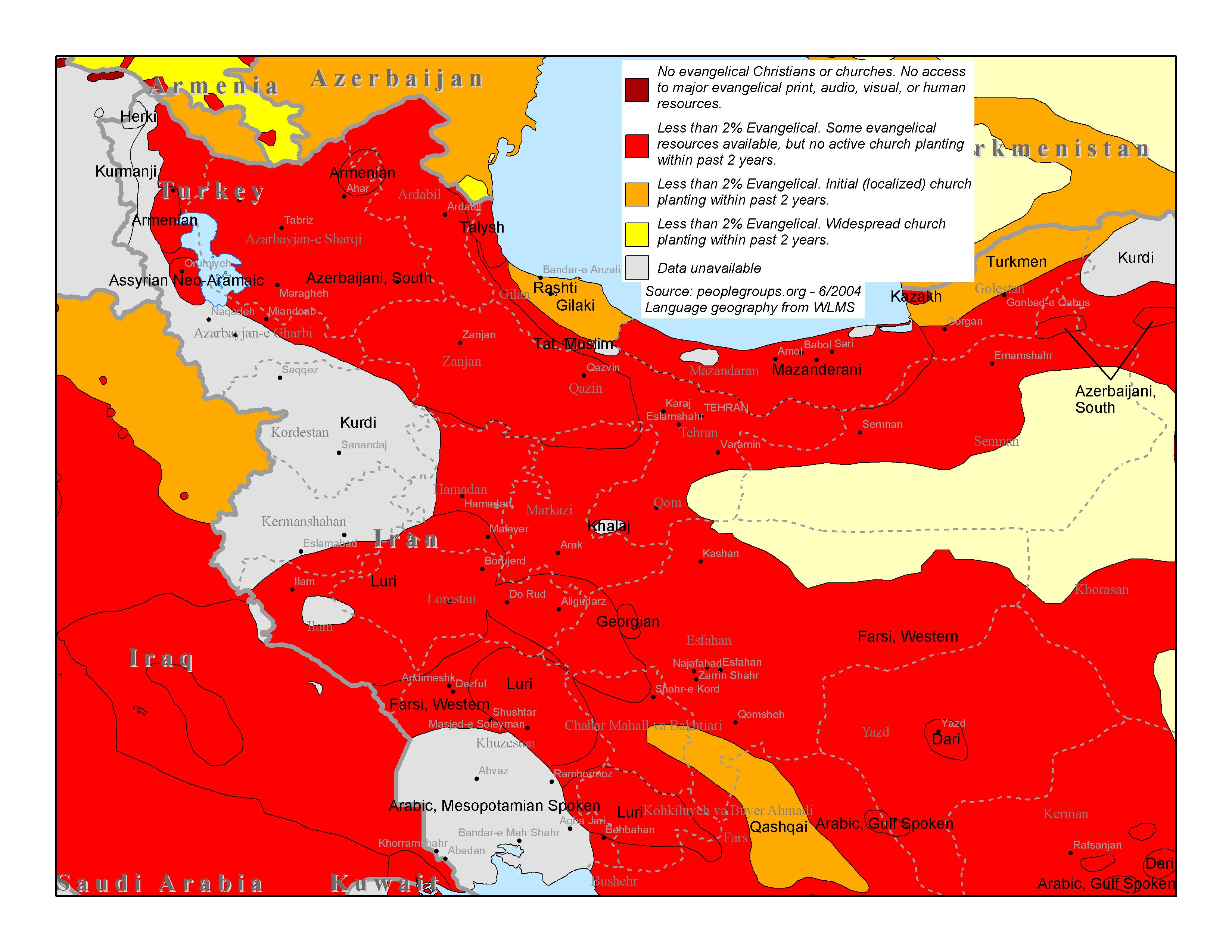 Unevangelized People of Iran - Click Image to Close