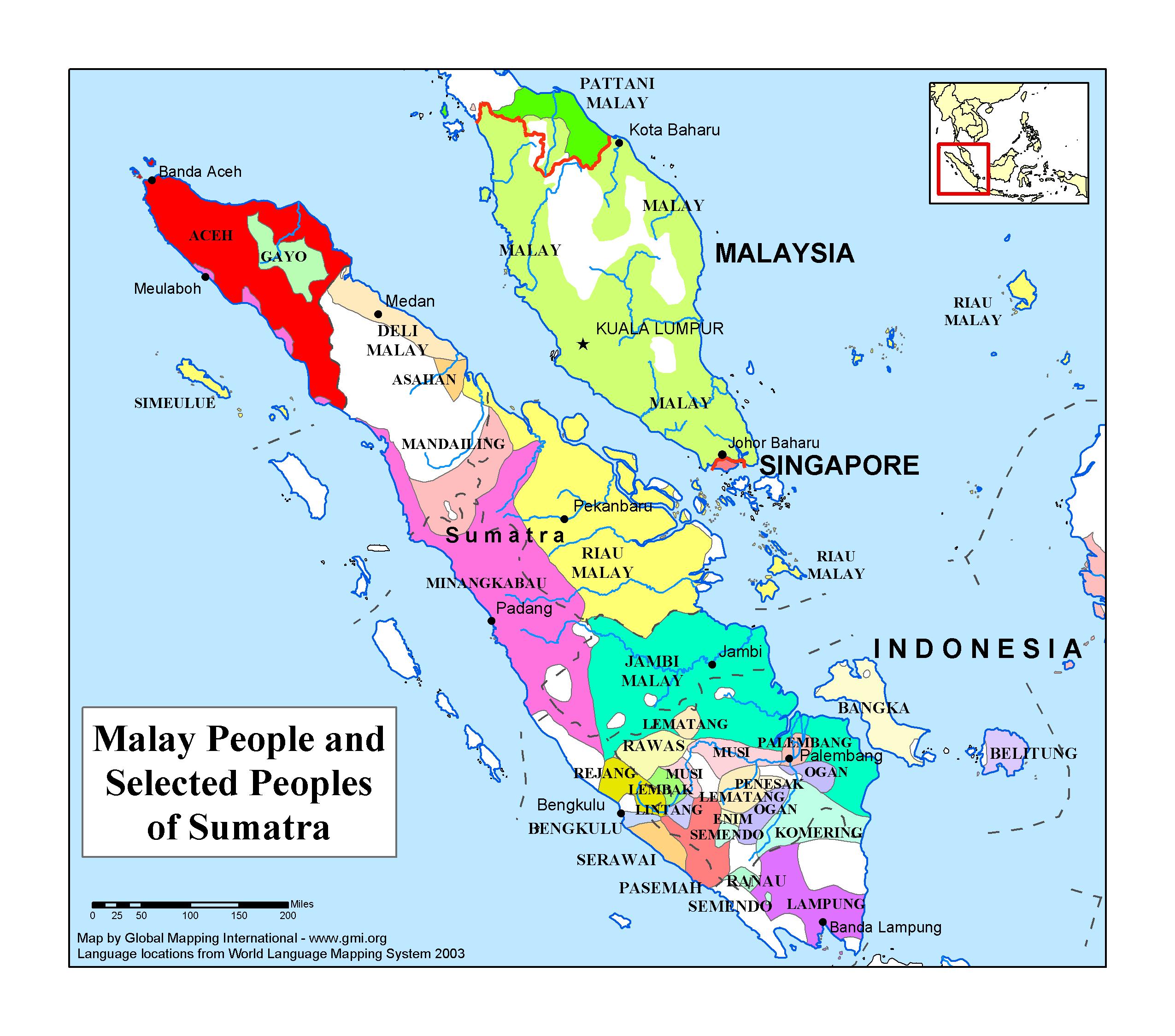 Malay People and Selected People of Sumatra