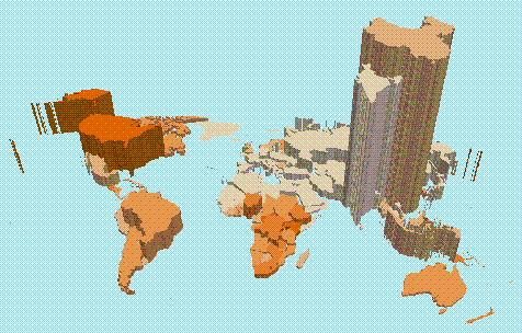 Total Population Classified by Percent Evangelical (animation)