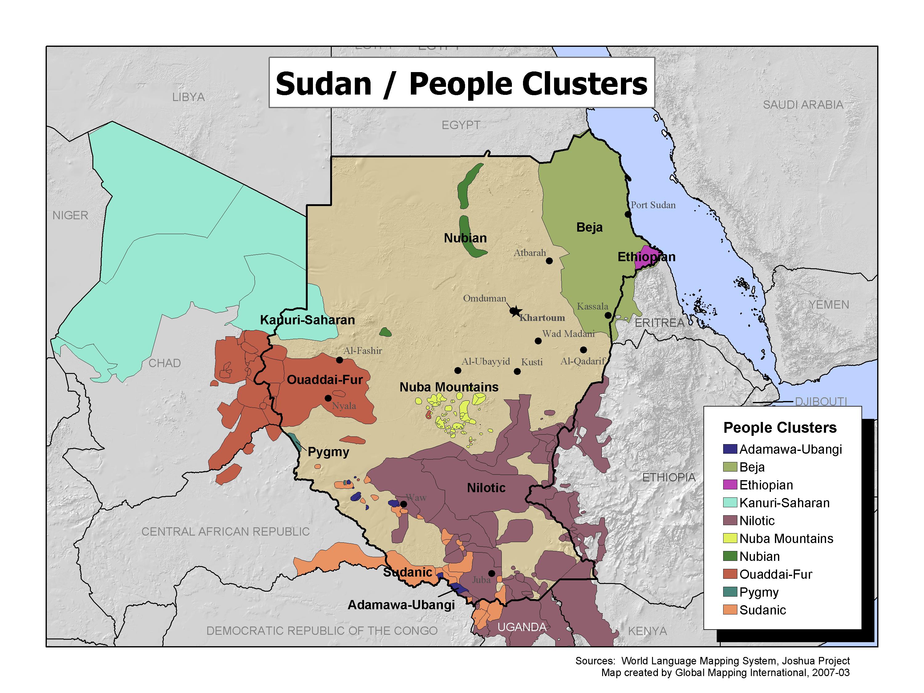 Sudan / People Clusters - Click Image to Close