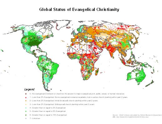 Global Status of Evangelical Christianity