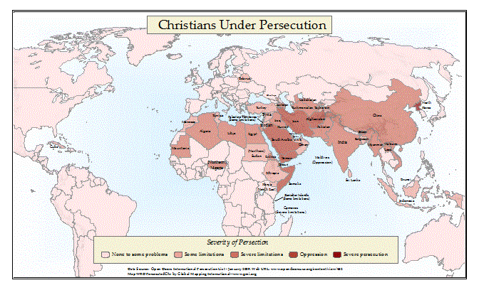 Christians Under Persecution - 2009