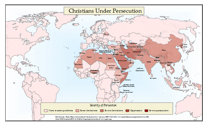 Christians Under Persecution - 2009 - Click Image to Close