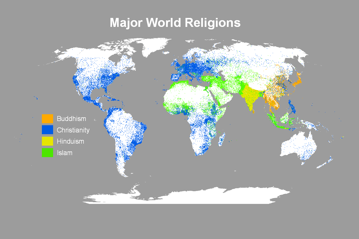 Major World Religions - Click Image to Close