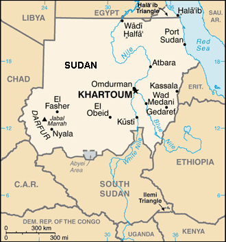 Sudan 2017 (World Factbook, modified to add country name)