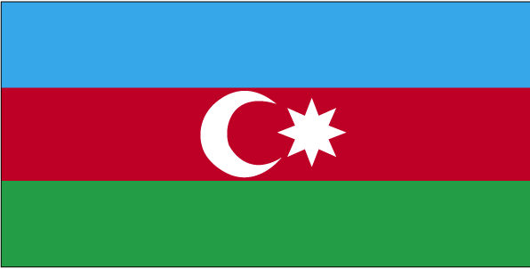 Azerbaijan flag - Click Image to Close