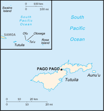 American Samoa map (World Factbook)