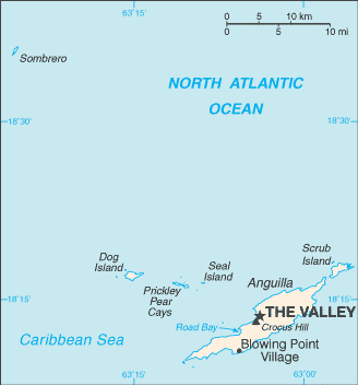 Anguilla map (World Factbook) - Click Image to Close