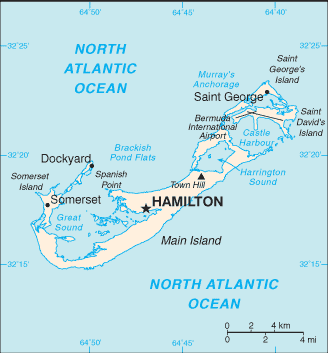 Bermuda map (World Factbook) - Click Image to Close