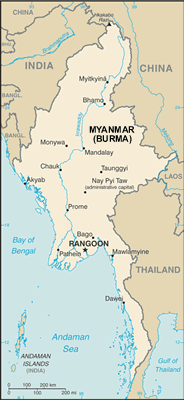 Burma map (World Factbook, modified)