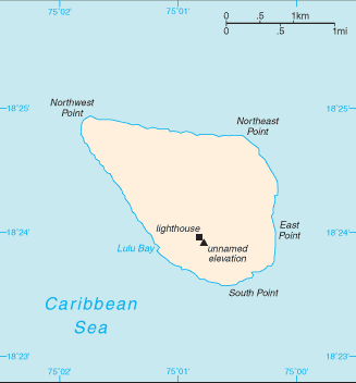 Navassa Island map (World Factbook)