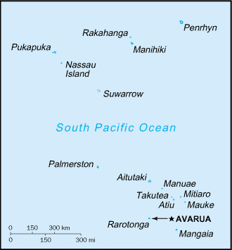 Cook Islands map (World Factbook) - Click Image to Close