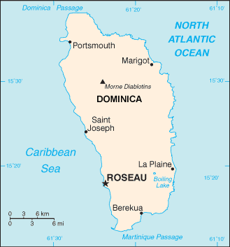 Dominica map (World Factbook, modified)