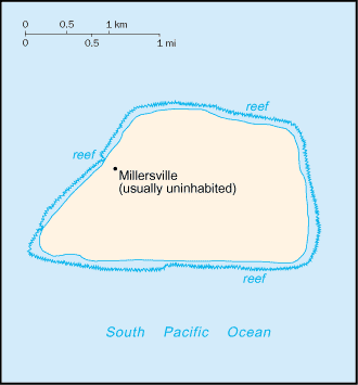 Jarvis Island map (World Factbook) - Click Image to Close