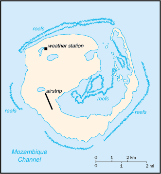 Europa Island map (World Factbook)