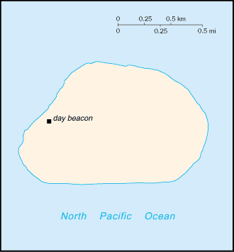 Baker Island map (World Factbook)