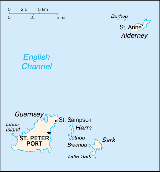 Guernsey map (World Factbook) - Click Image to Close