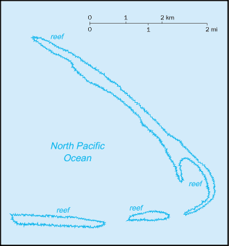 Kingman Reef map (World Factbook)