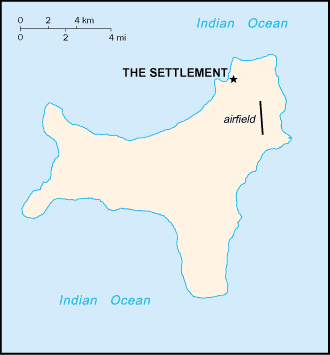 Christmas Island map (World Factbook) - Click Image to Close