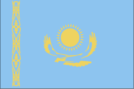 Kazakhstan flag - Click Image to Close