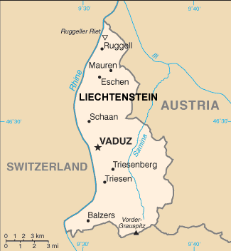 Liechtenstein map (World Factbook, modified)