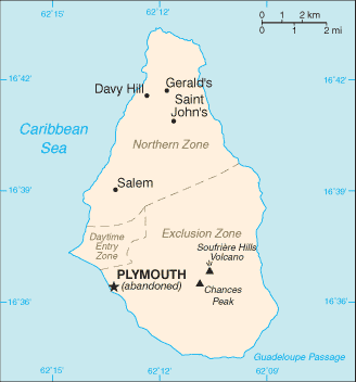 Montserrat map (World Factbook) - Click Image to Close