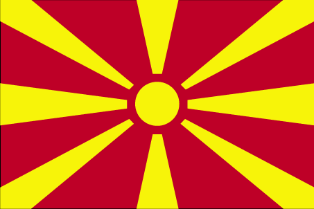 Macedonia, The Former Yugoslav Republic of flag