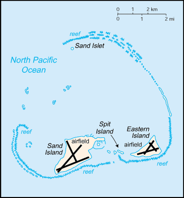 Midway Islands map (World Factbook)
