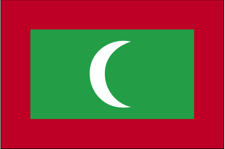 Maldives flag - Click Image to Close