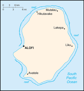 Niue map (World Factbook) - Click Image to Close