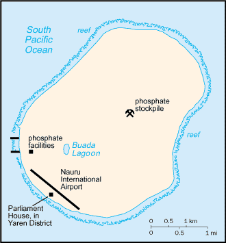 Nauru map (World Factbook) - Click Image to Close