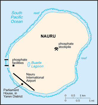 Nauru map (World Factbook, modified)