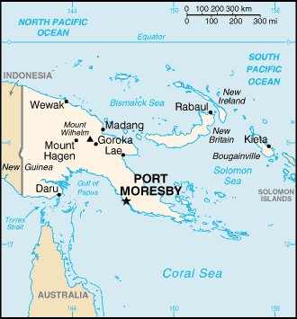 Papua New Guinea map (World Factbook) - Click Image to Close