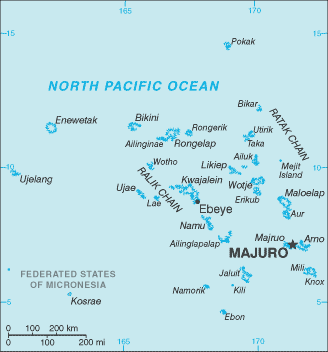 Marshall Islands map (World Factbook) - Click Image to Close