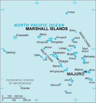 Marshall Islands map (World Factbook, modified)