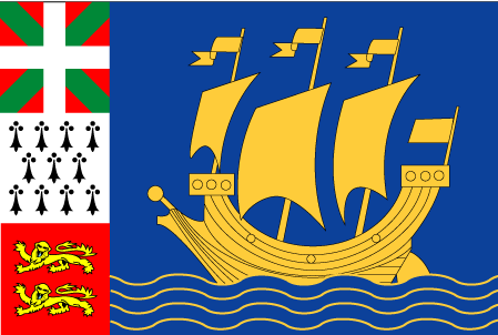 Saint Pierre and Miquelon flag - Click Image to Close