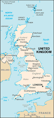 United Kingdom map (World Factbook, modified)