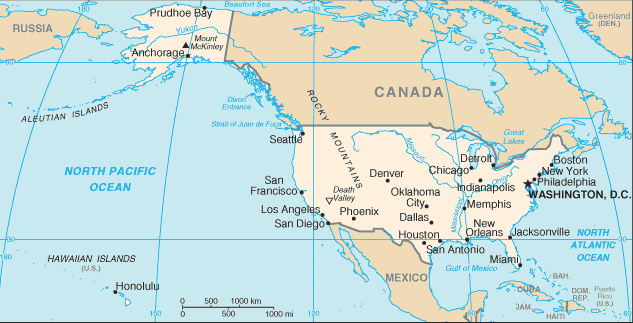 United States map (World Factbook) - Click Image to Close