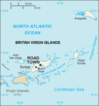 British Virgin Islands map (World Factbook, modified)