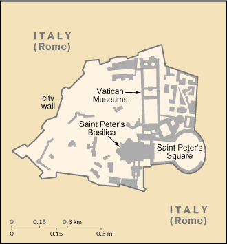 Holy See (Vatican City) map (World Factbook) - Click Image to Close