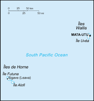Wallis and Futuna map (World Factbook)