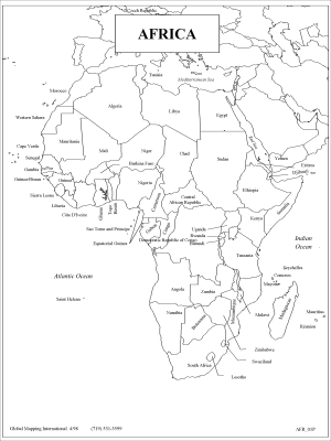 The Nations of Africa (BW)