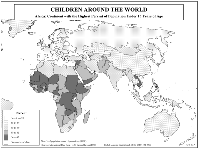 The Children of Africa (BW) - Click Image to Close